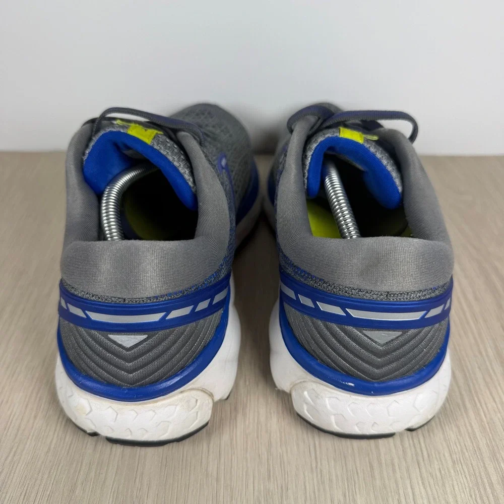 Running Shoes Brooks Ghost 11 Mens 7.5 Gray Blue Athletic Sneakers 1102881D006